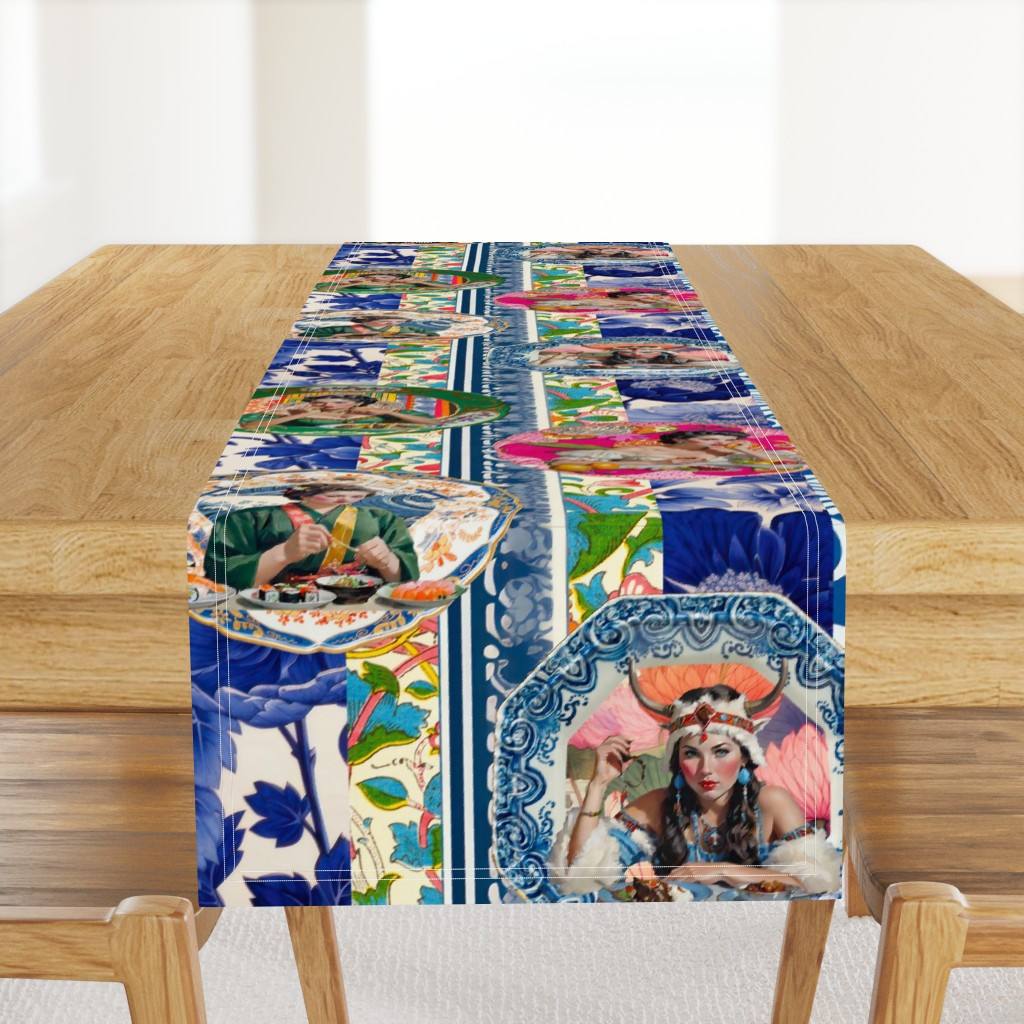 Bohemian à la Carte table runner