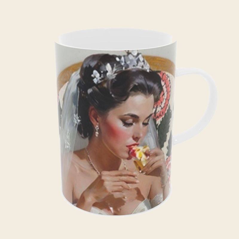 Bridal Cake bone china mug