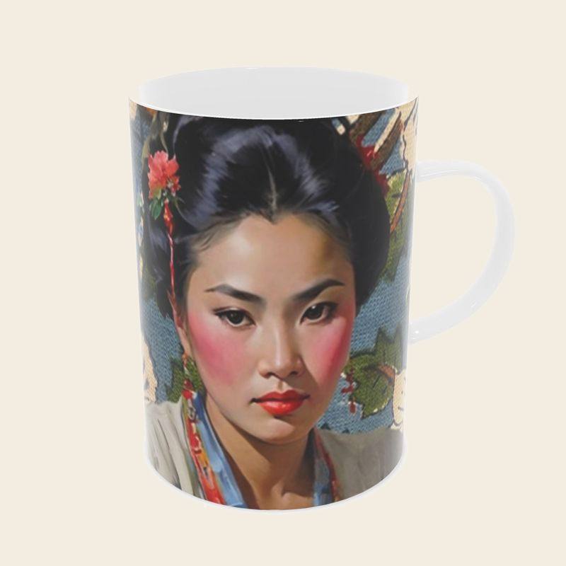 Pimento Cheese bone china mug